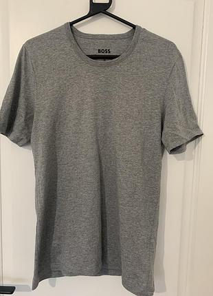 Hugo boss базова сіра чоловіча футболка