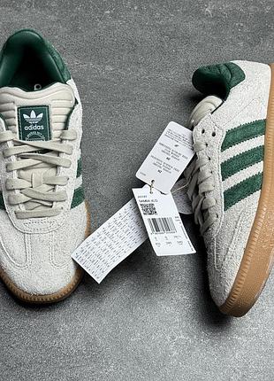 Шкіряні кросівки на платформі adidas samba ji3197