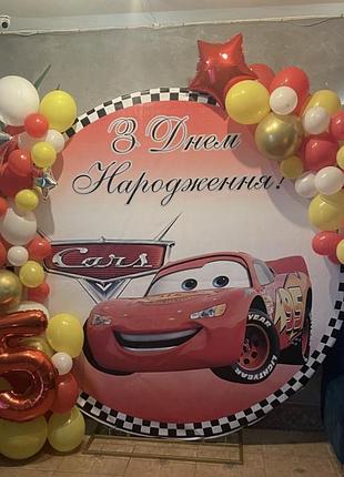 Банер на рочек,день рождения тачки, единорожка, щенячий патруль