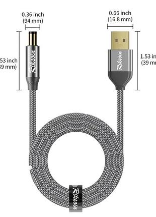 Кабель живлення від павербанка до роутера (usb – dc)