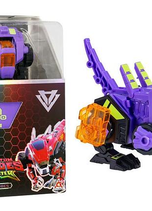 Динозавр-трансформер eu580840-2 пурпуровий раптор-бот dinoster