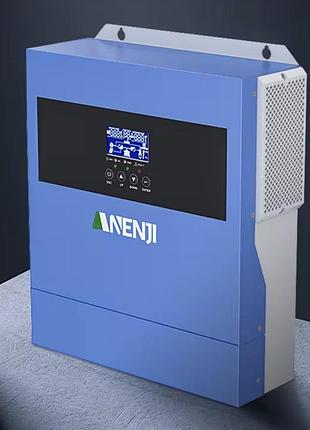 Гібридний сонячний інвертор 24в 4200w anenji сонячні панелі lifepo4