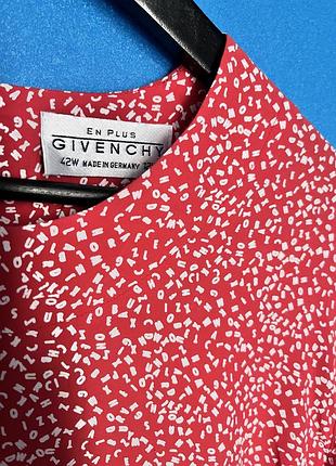 Винтажная блуза люксового бренда givenchy, линия en plus