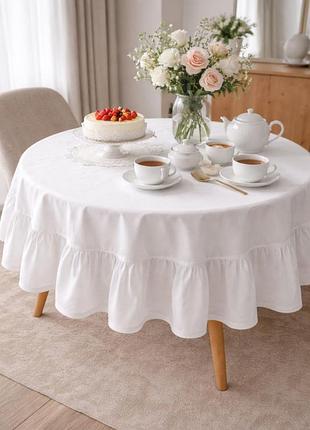 Скартина праздничная с рюшами d150