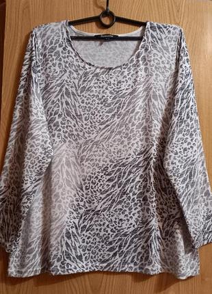 Bonmarche - отличная кофточка с анимал. принтом 🤍🗯с вискозой🤍🗯 бренд 🤍🗯