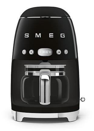 Кофеварка капельная smeg (dcf02bleu) retro style 50's - черный