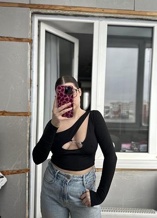 Топ з довгим рукавом