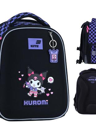 Рюкзак шкільний каркасний kite education kuromi hk26-555s-3
