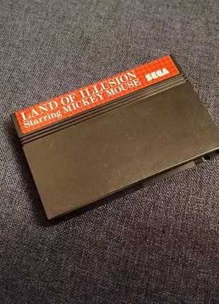 Картридж land of illusion starring mickey mouse (sega master system)