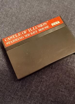 Картридж castle of illusion starring mickey mouse (sega master system)