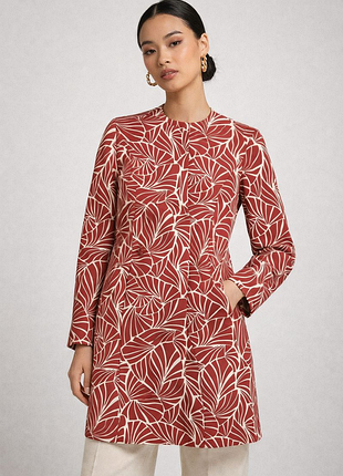 1+1=3 шикарный розовый пиджак жакет на молнии vila, размер 46 - 48