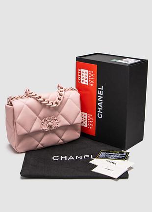 Сумка  19 handbag шанель pink