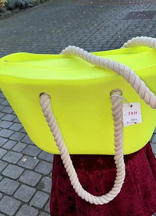 Сумка пляжная силиконовая нова
