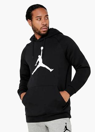 Худі чоловіче air jordan jumpman classic fleece hoodie black av3145-010