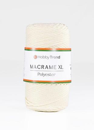 Пряжа macrame xl/макраме xl, ванільний 2003/17, hobbi trend