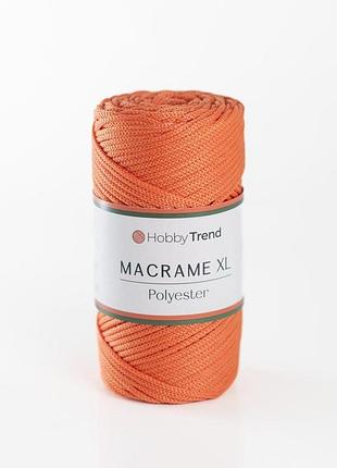 Пряжа macrame xl/макраме xl, помаранчевий 2003/120, hobbi trend