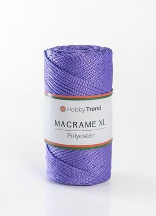 Пряжа macrame №4/макраме №4, бузковий 2002/130, hobbi trend