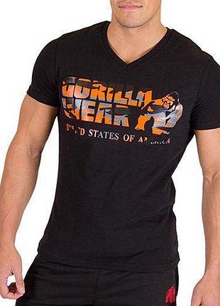 Футболка sacramento m чорно-оранжевий (06369128), gorilla wear