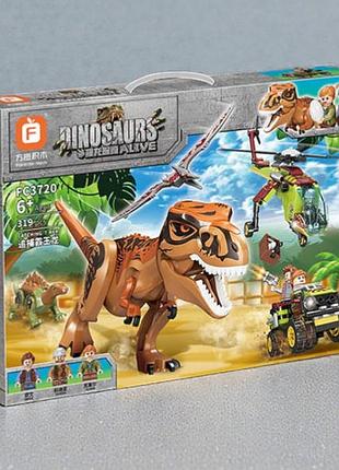 Дитячий конструктор для дітей динозаври jurassic world 3720, конструктор для хлопчиків парк юрського періоду 7169