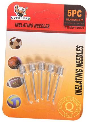 Набор для накачивания мячей 36897 серебряный (33429218), no branding