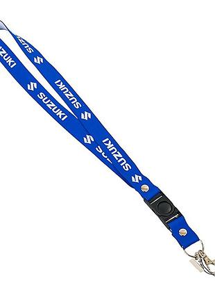 Шнурок для ключей на шею suzuki m-4559-7 синий (33508199), fdso