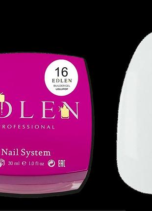 016 моделюючий гель builder gel lolipop edlen 15 мл