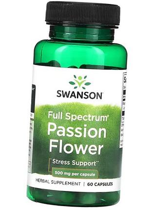 Пассифлора экстракт, full spectrum passion flower 500, swanson 60капс (71280157)