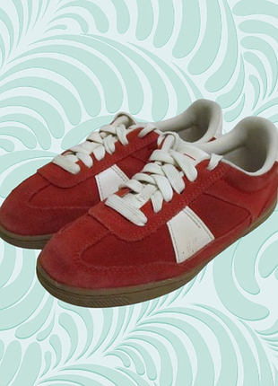 Zara кросівки кеди в ретро стилі "plimsoll" натуральна замша