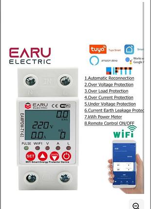 Реле напруги розумне, пзв, дифавтомат, va-метр, лічильник earu eampdw