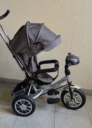 Велосипед триколісний з батьківською ручкою