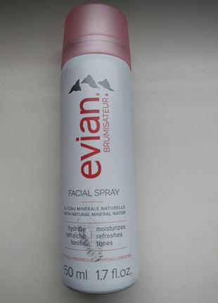 Спрей для лица с минеральной водой evian brumisateur