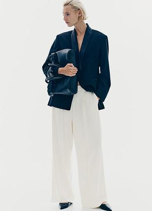 Брюки широкие женские h&amp;m размер 46(l)