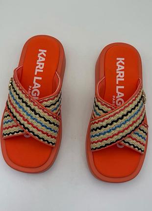 Шльопанці karl lagerfeld шльопанцы