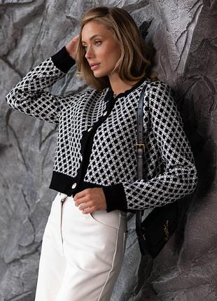 Накладной платеж ❤ 30% шерсть заключен укороченный оверсайз кардиган на пуговицах в стиле олд мани