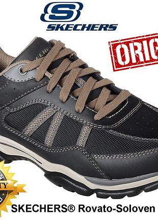 Skechers rovato-soloven black original мужские новые