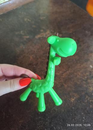 Силиконовый прорезыватель жираф