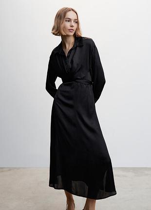 Атласна сукня mango