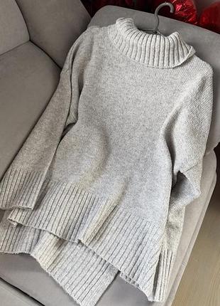 Светр оверсайз сірий