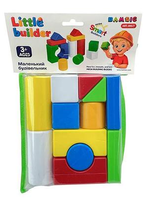 Набір кубиків бамсик маленький будівельник №2 095/7