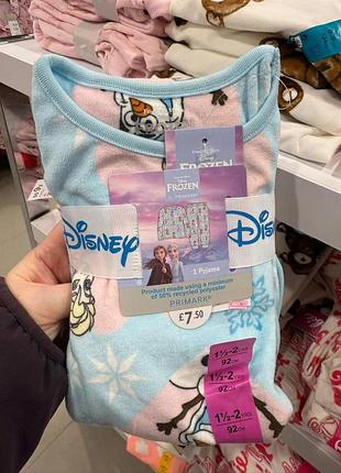 Велюрова піжама frozen 110,116,122,128,135,140
