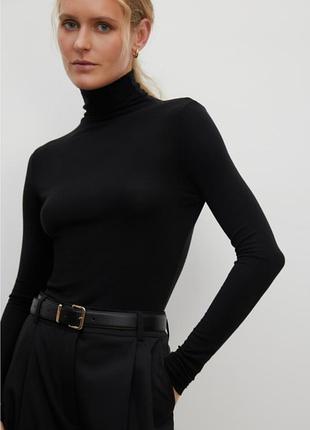 Тонкий гольф- водолазка из лиоцелла и хлопка