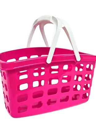 Игровая корзина бамсик пластиковый 093_pink