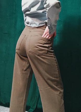 Брюки размера м/л дворцом, брендовый цвет, красиво сидят