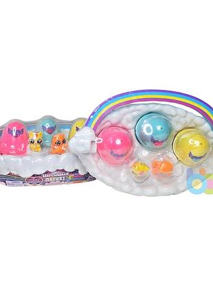 Игровой набор корзина хетчималс hatchimals alive neon rainbow spring basket! (6072741)