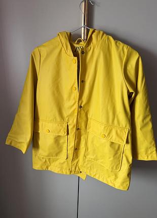Дощовик zara дитячий 128 см (8 років) жовтий