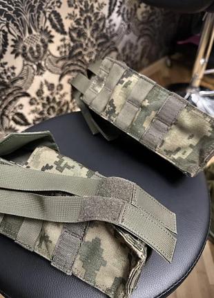 Подсумок ак двойной закрытый из ткани cordura 1000d
