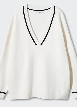 Пуллвер з v - образним вирізом mango