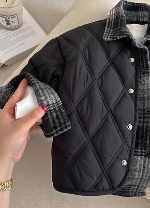 Куртка демі для хлопчика з імітацією сорочки