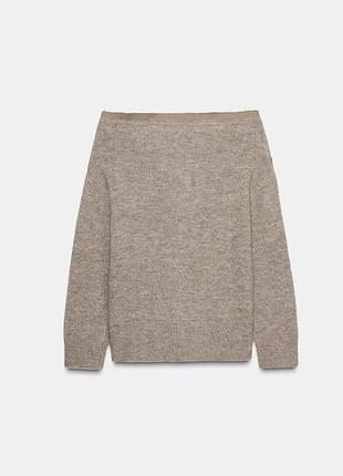 Кофта светер кардиган джемпер з відкритими плечима  zara 8