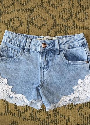 Шорты джинсовые denim 6-7 лет